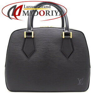 Louis Vuitton Epi Sablon Handbag Black